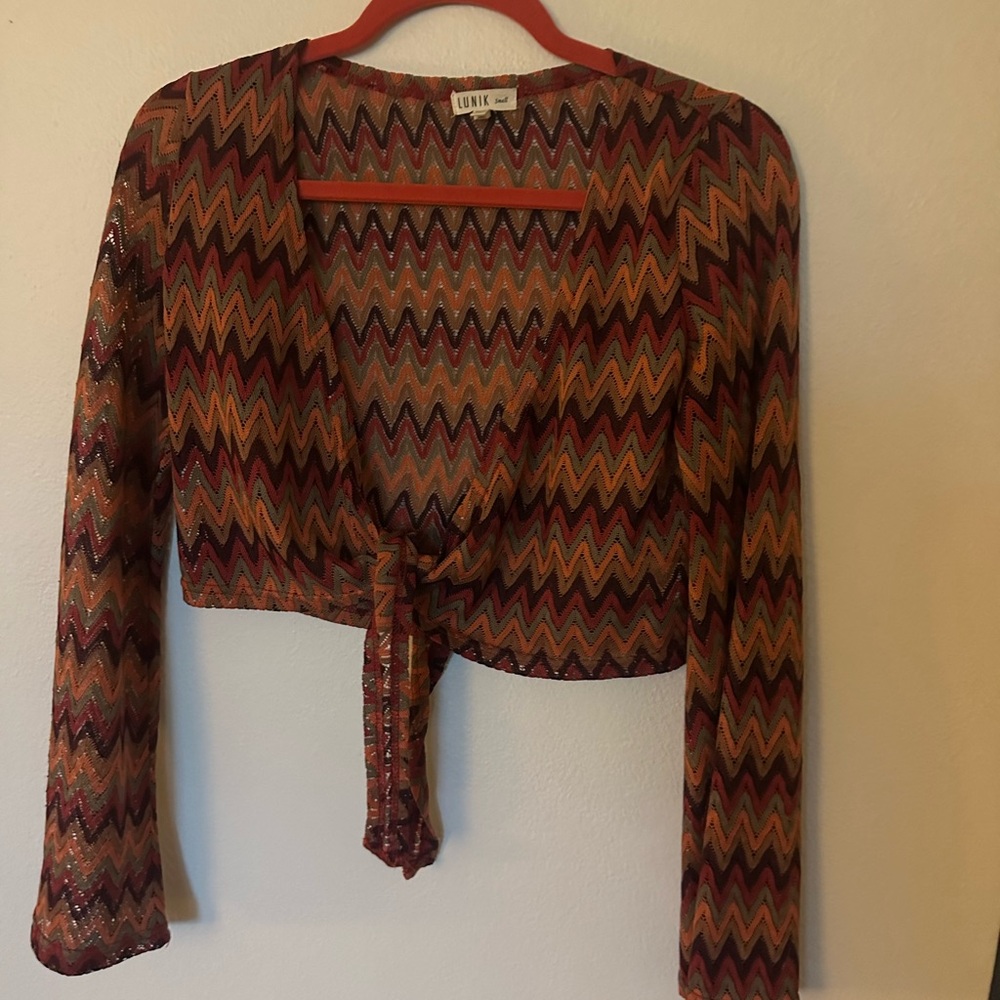 Front tie Women's Top